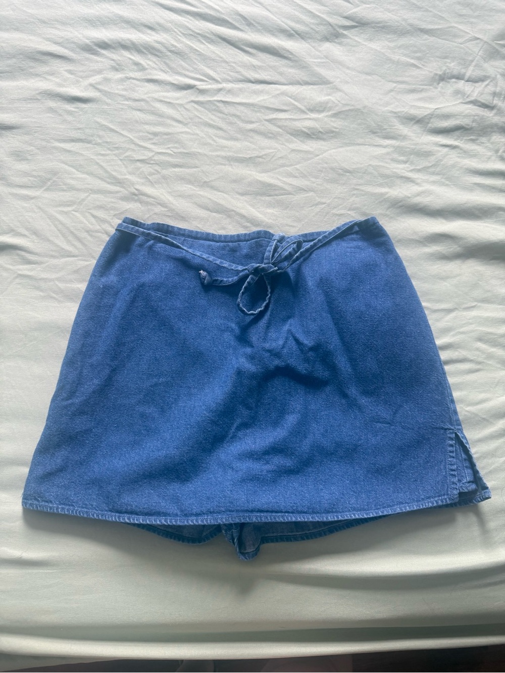 Michele Blue Chambray vintage SKORT